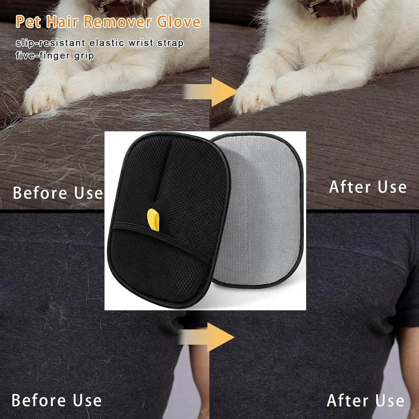 InstaKart Exclusive Dog Grooming Gloves