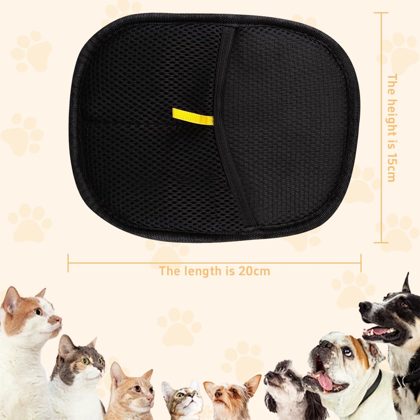 InstaKart Exclusive Dog Grooming Gloves